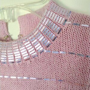 Vintage dress; Rose pink; size 4 women; 1990s St John by Marie Gray